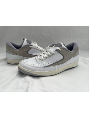 Nike Air Jordan 2 Low Python White Cement Grey-Sand DV9956-100 Men's - Sz 11